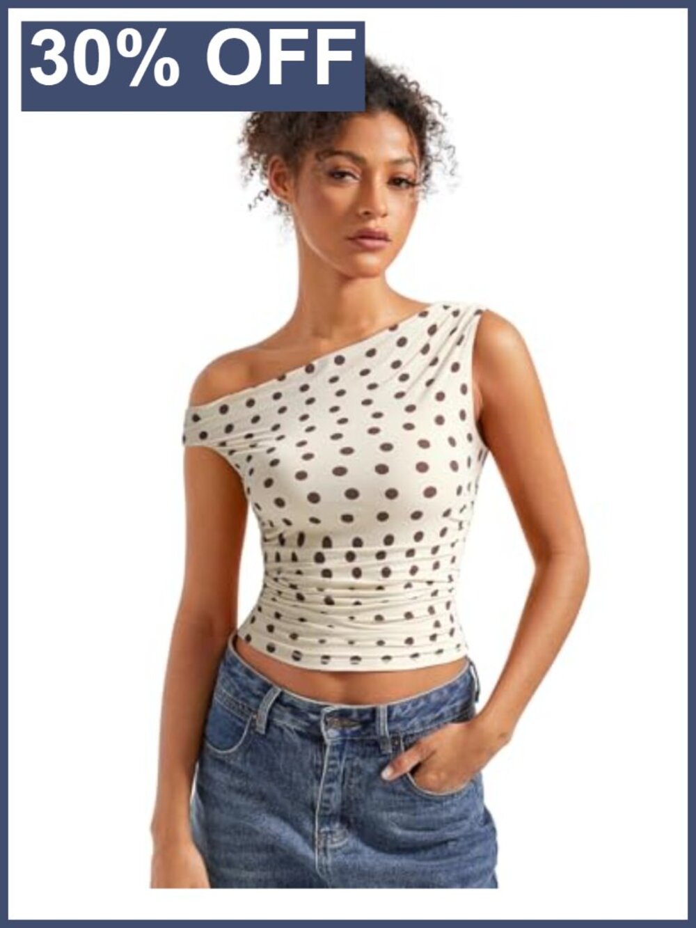 Off Shoulder Fitted Sleeveless Crop Top Buttery Soft Going Out Y2K